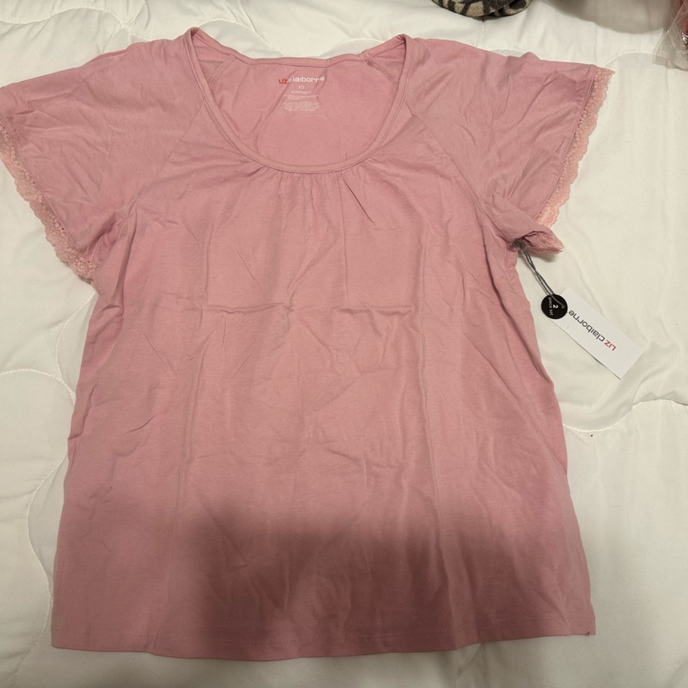 Liz Claiborne Dusty Rose Sleep Set - XS - Picture 2 of 8